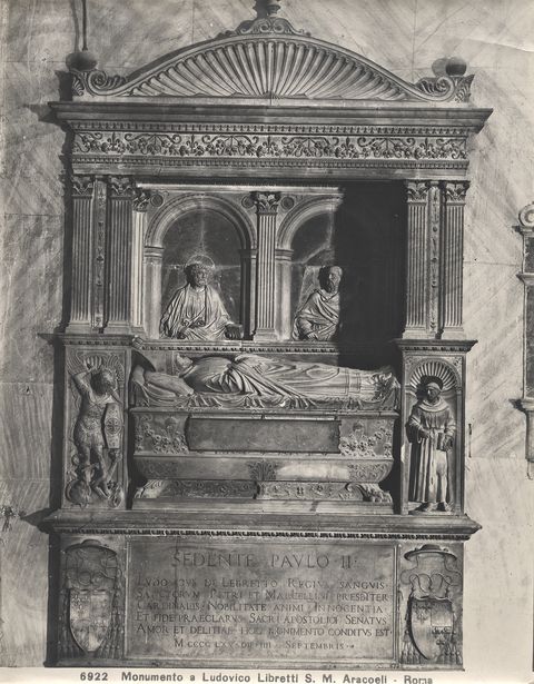 Moscioni, Romualdo — Monumento a Ludovico Libretti S. M. Aracoeli - Roma — insieme